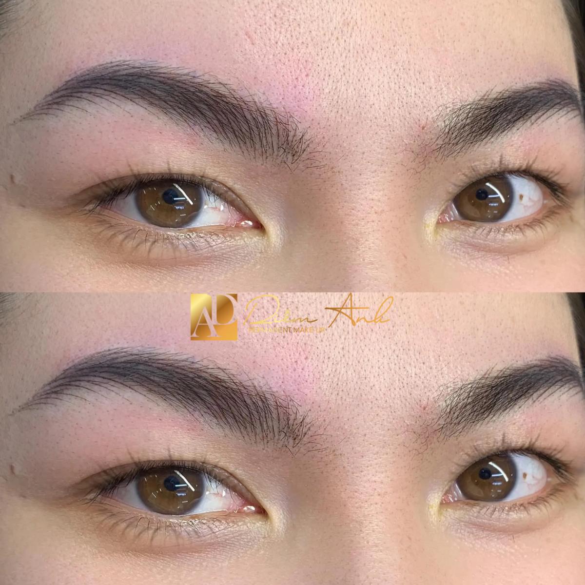 điêu khắc chân mày