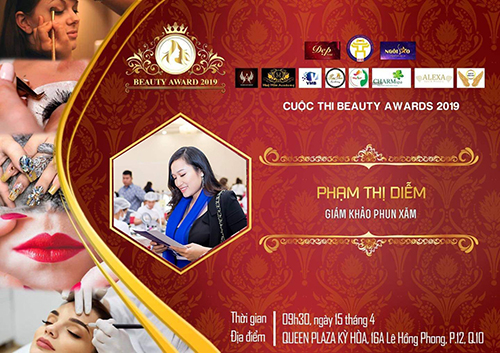 Master Diem Anh chuyen gia dieu khac chan may phun xam tham my