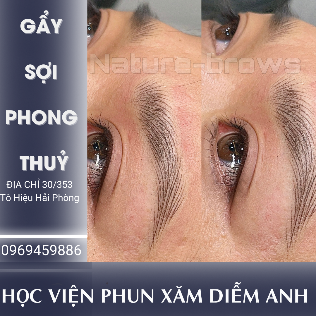 Lông mày gảy sợi phong thuỷ