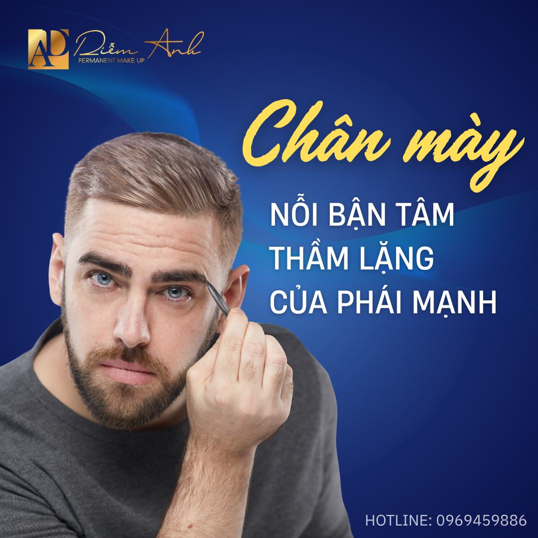 chân mày nỗi bận tâm thầm lặng của phái mạnh