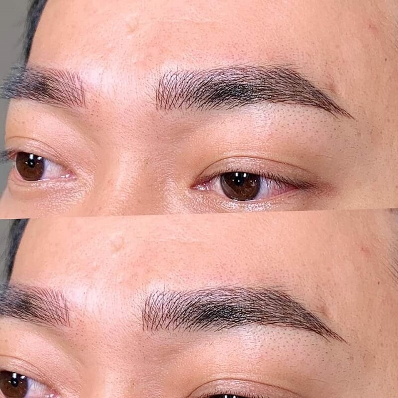 Gay soi chan may nam giu đuoc bao lau tai phun xam diem anh? 