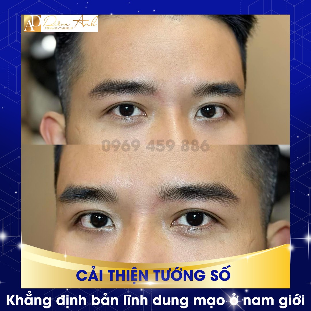 Làm lông mày nam có đau không 