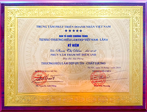 Diem Anh thuong hieu lam dep uy tin chat luong
