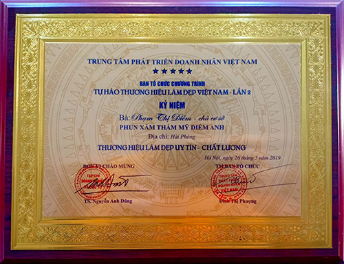 diem anh thuong hieu lam dep uy tin chat luong 2019