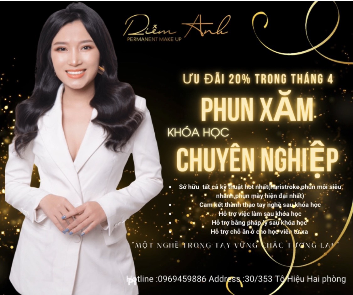 Hoc nghe phun xam tham my o Hai Phong co kho khong?