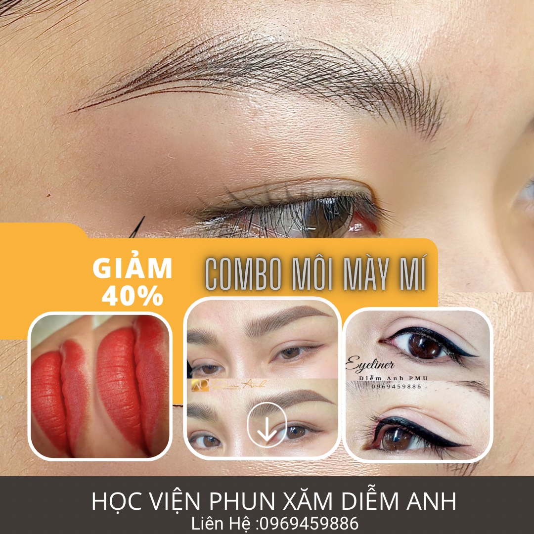 Hoc vien đao tao nghe phun xam tham my Diem Anh Hai Phong