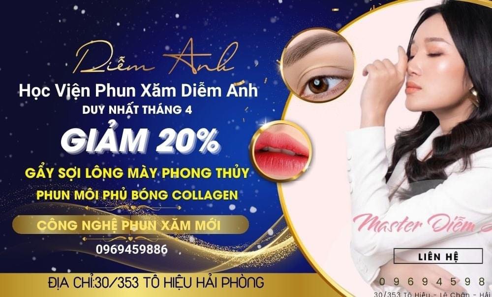 Noi dung lop day nghe phun xam tham my tai Diem Anh